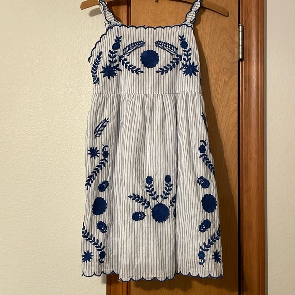 Zara Other - Zara girls embroidered dress with tie back detail